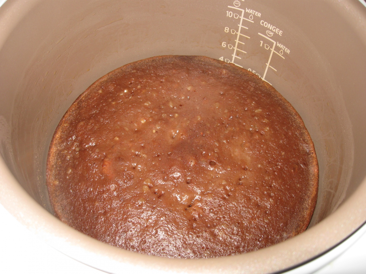 Negresa glazurata de post preparata la Philips multicooker