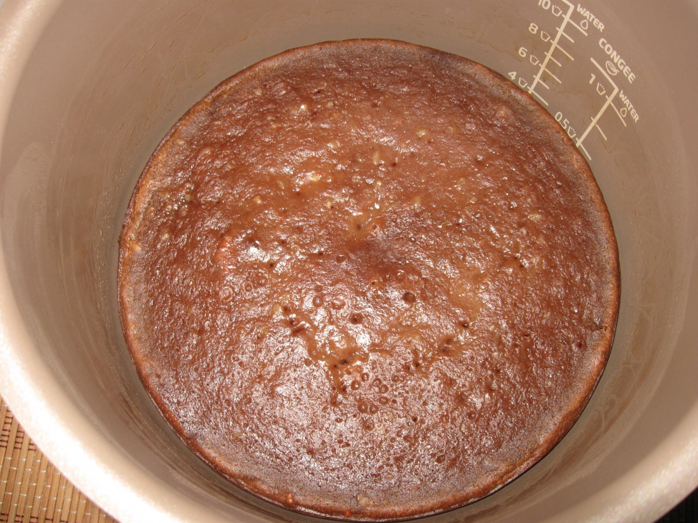 Negresa glazurata de post preparata la Philips multicooker