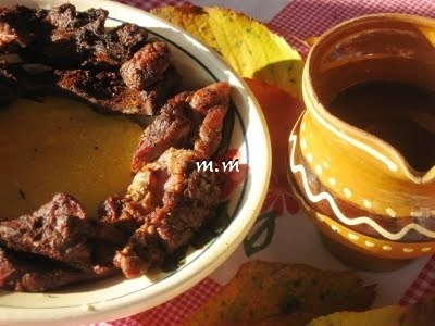 Pastrama de oaie si muschiulet de berbecut la gratar