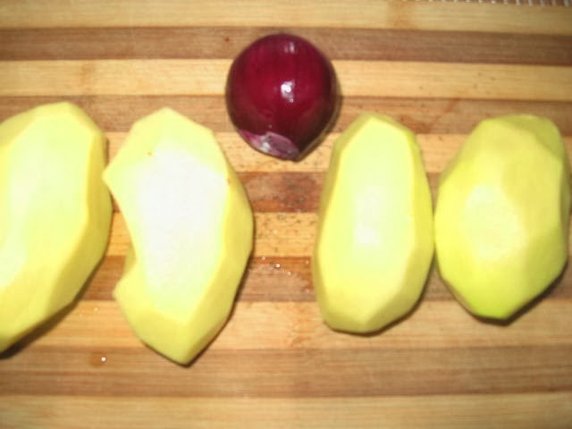 Rasol de pastrav cu piure de legume