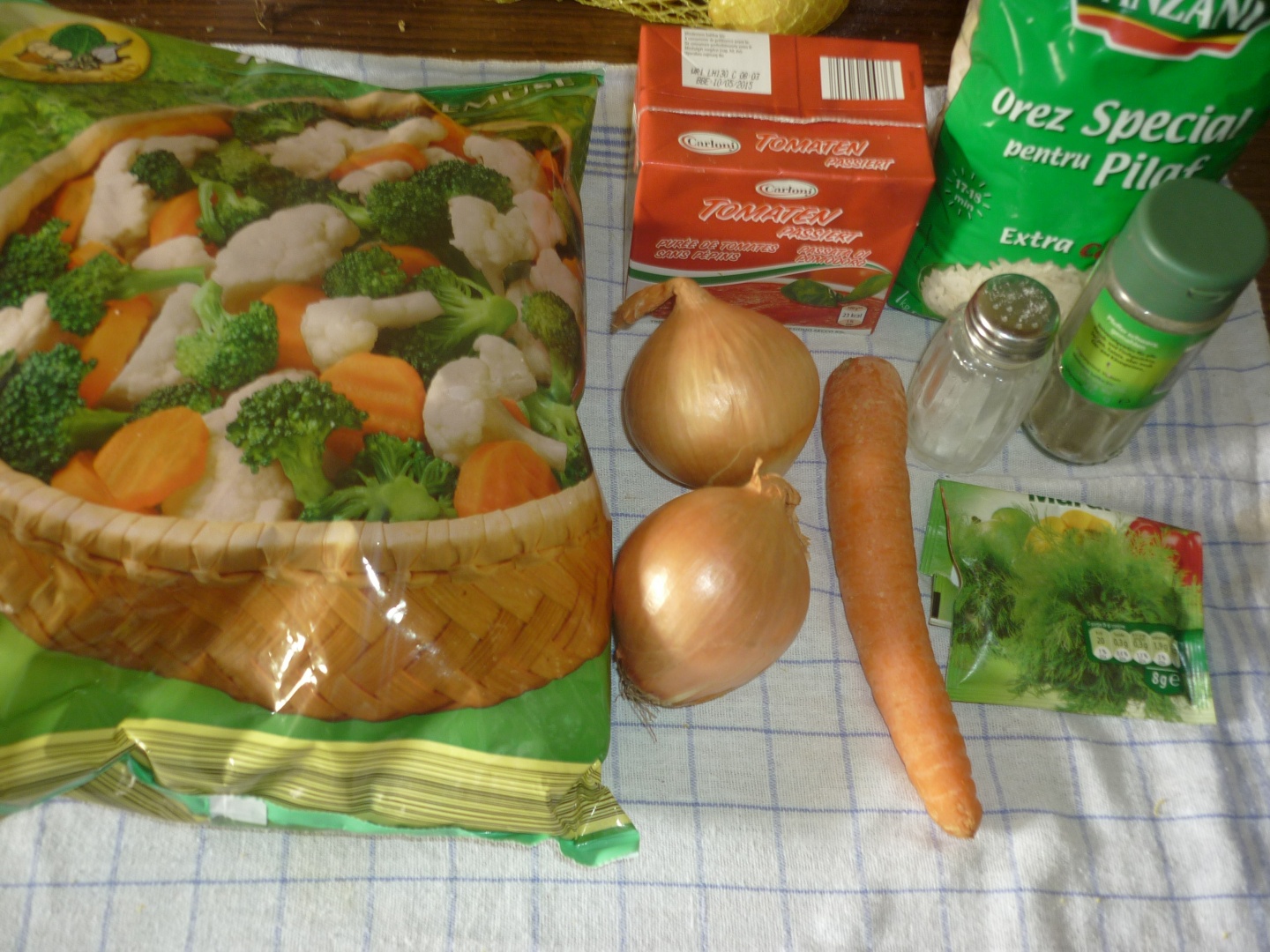 Legume cu orez la cuptor