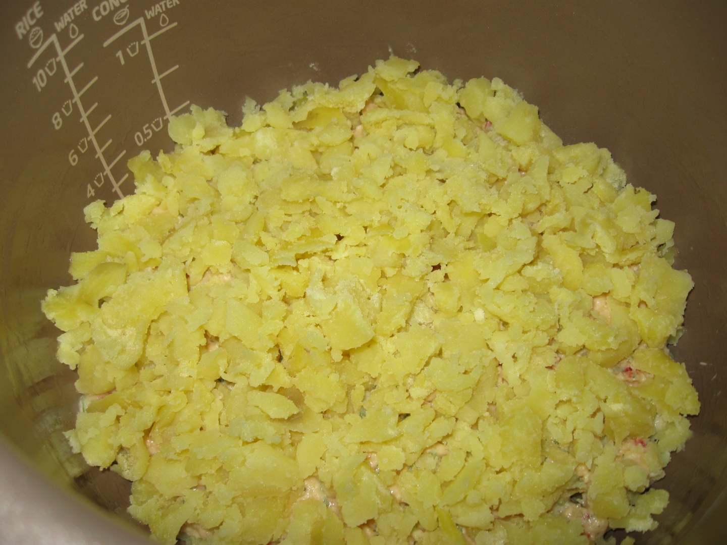 Cartofi surpriza  la Philips multicooker