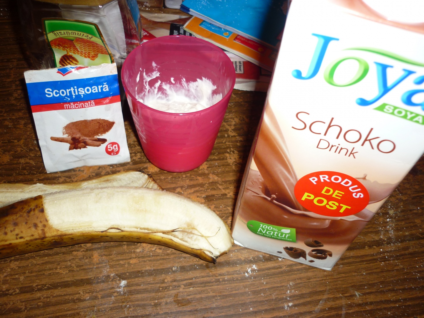 Milkshake cu bautura din soia si banane