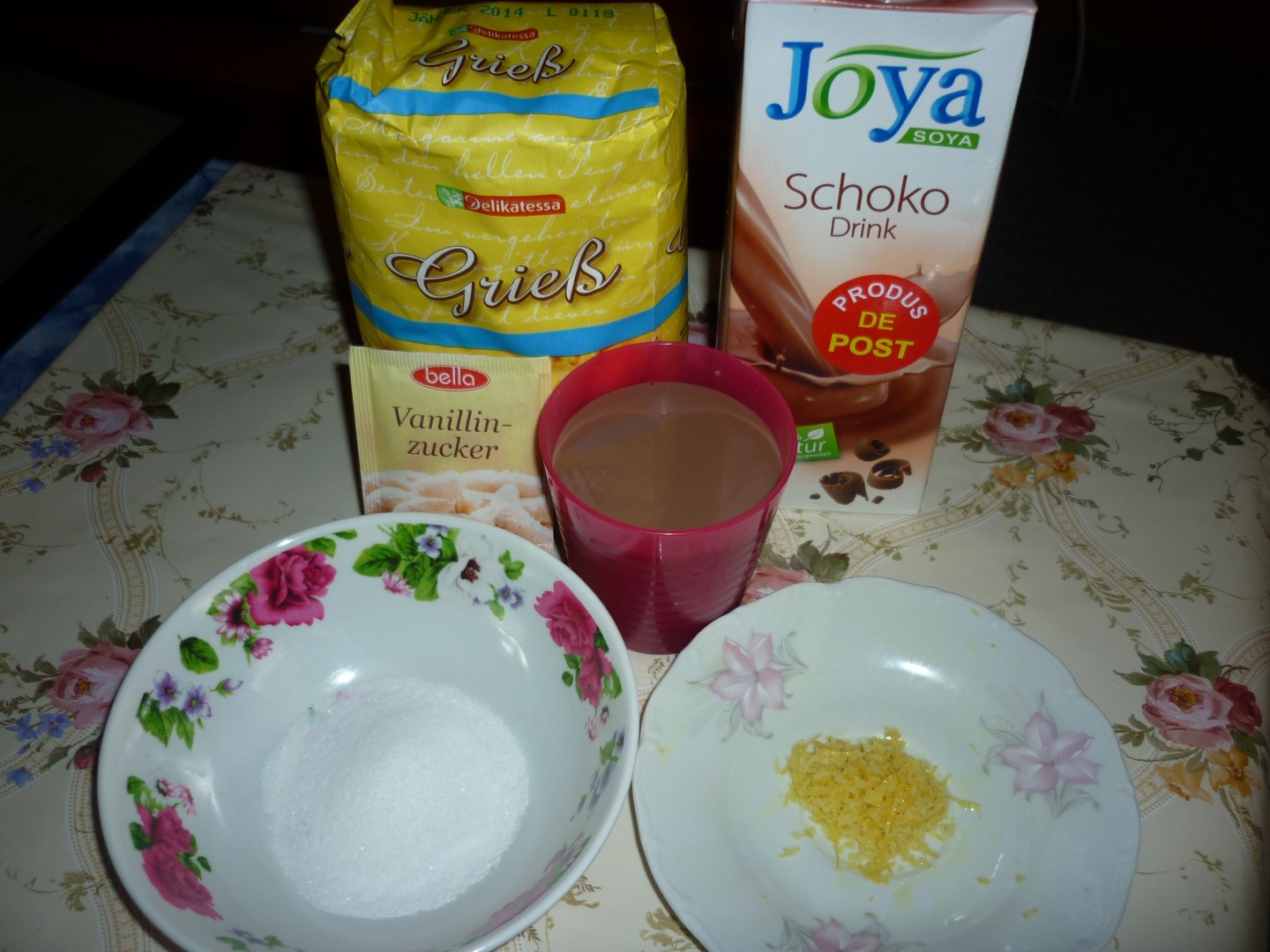 Gris cu bautura din soia