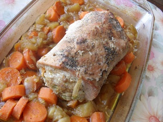 Cotlet umplut cu garnitura de fasole verde, ciuperci si porumb