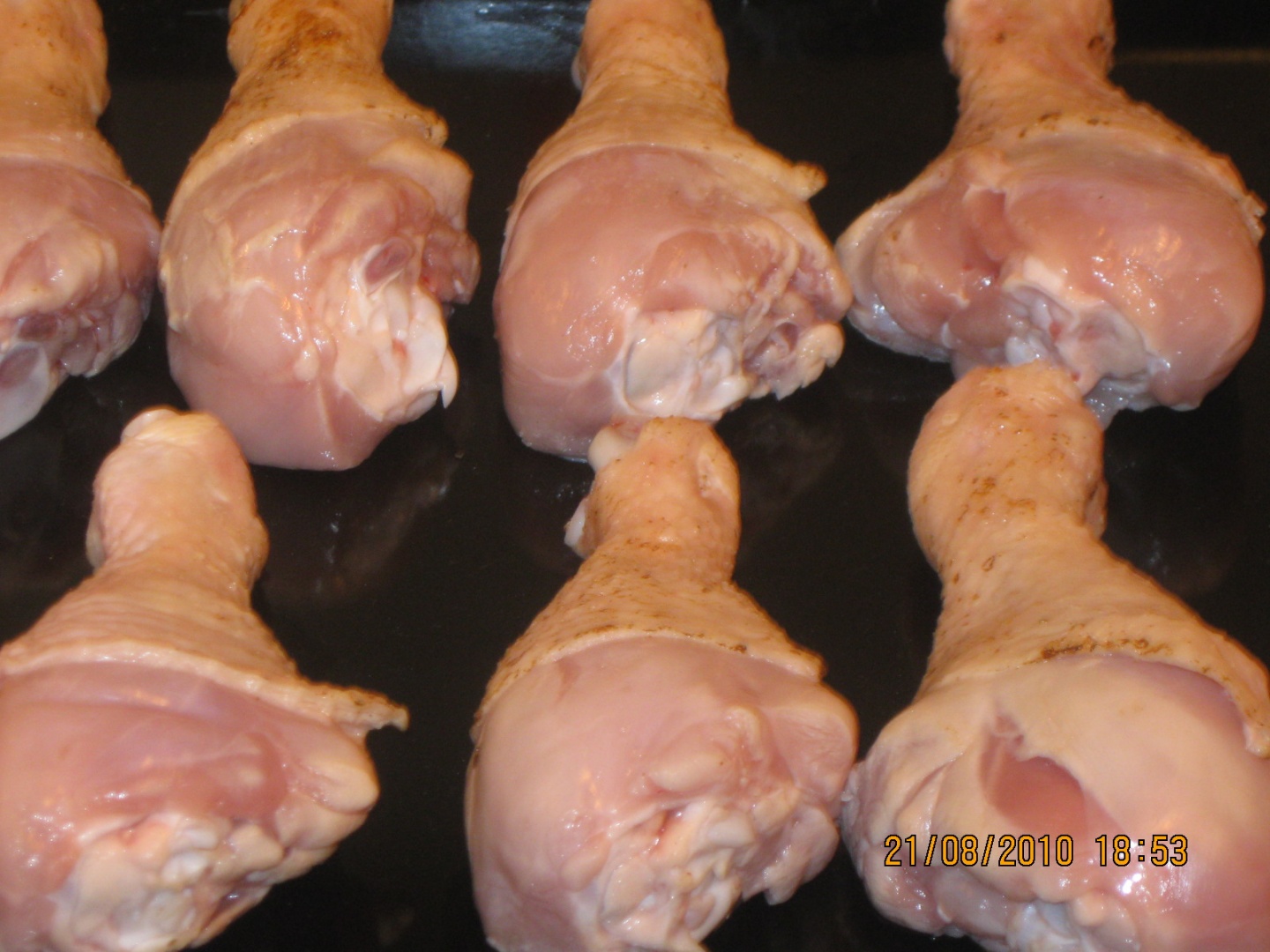 Pulpe de pui cu vin si mujdei de usturoi la cuptor