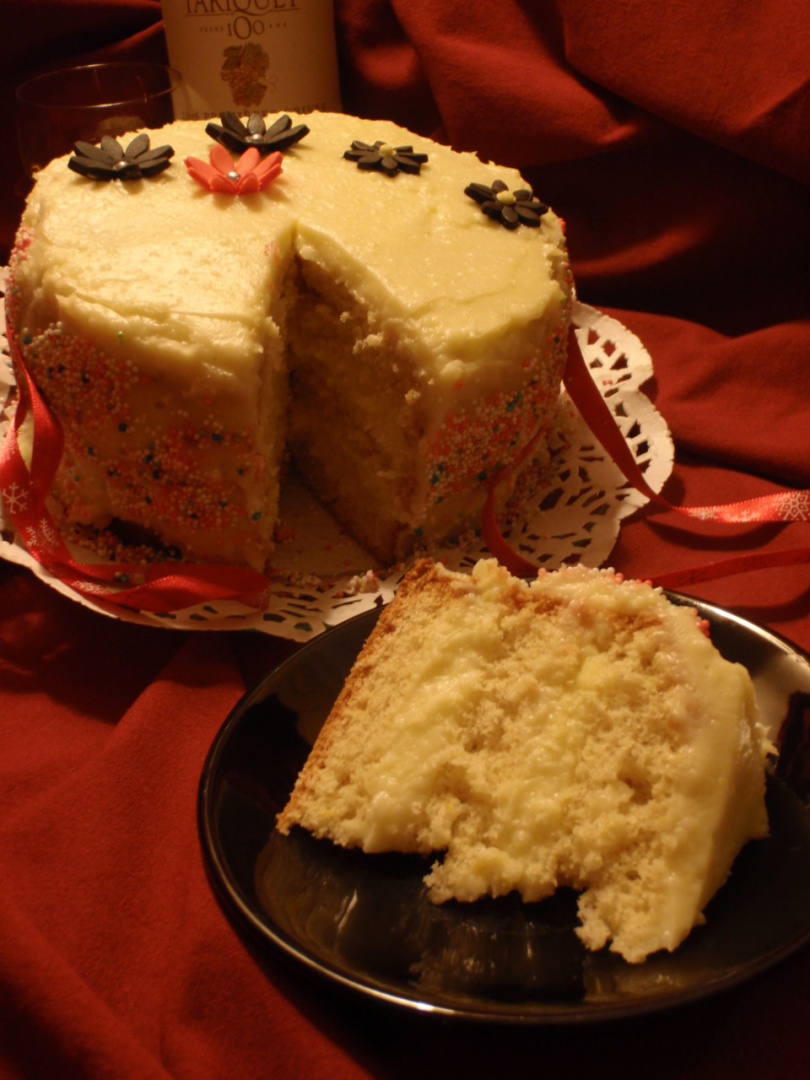 Sponge cake cu crema de lămaie