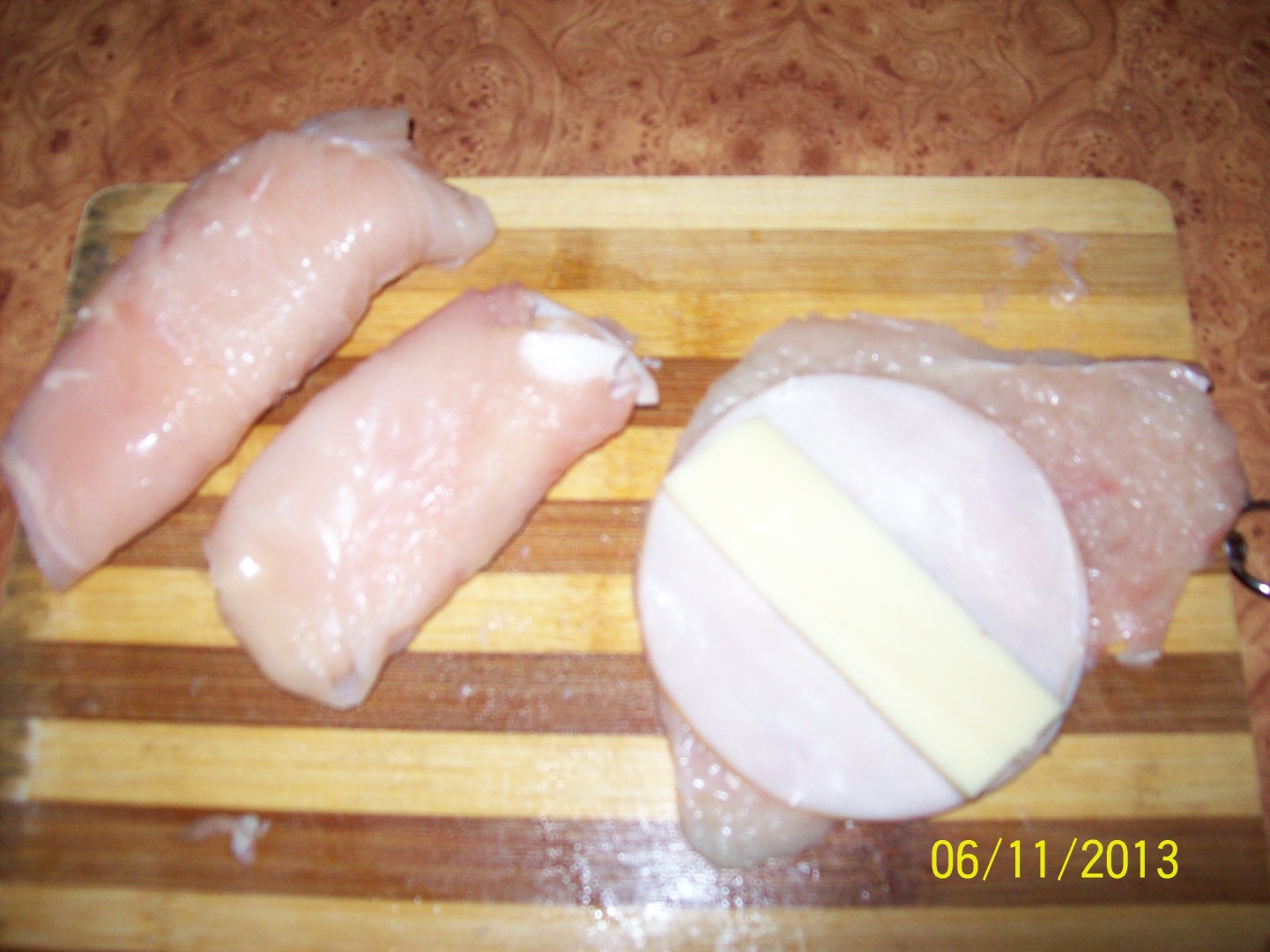 Cordon bleu din carne de pui