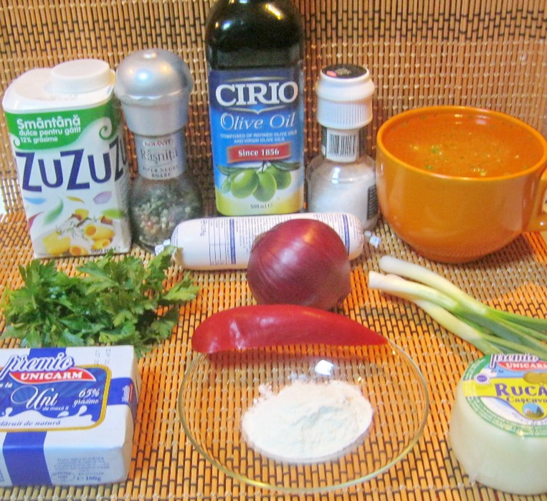 Supa de branzeturi cu verdeata facuta cu Multicooker Philips