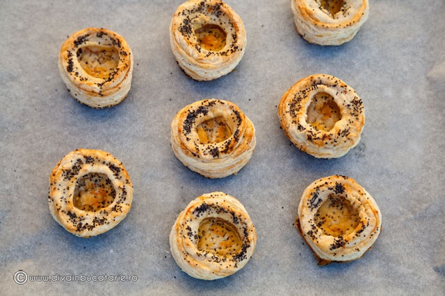 Vol au vent cu John Dory si ciuperci