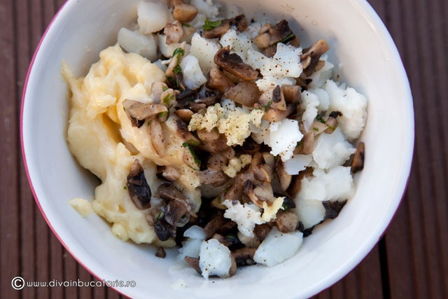 Vol au vent cu John Dory si ciuperci