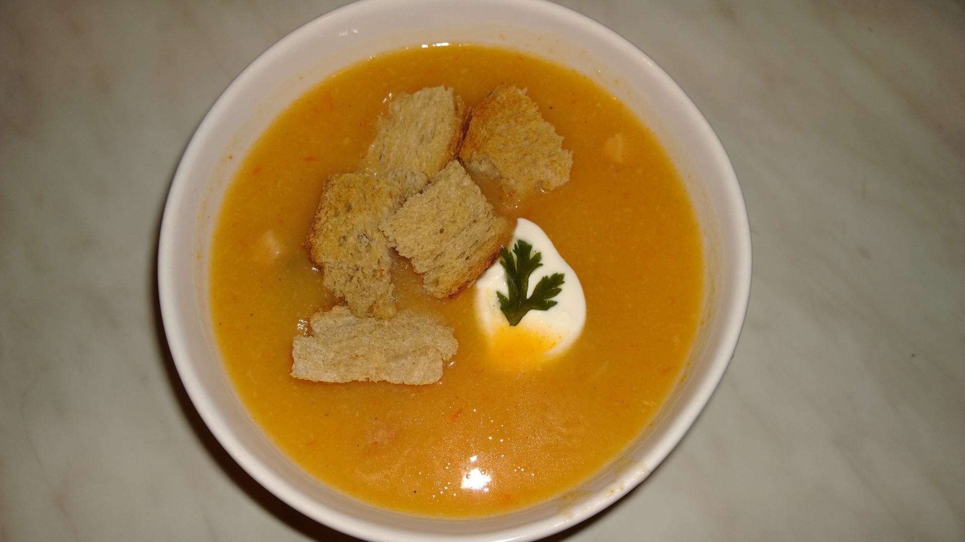 Supă cremă de cartofi