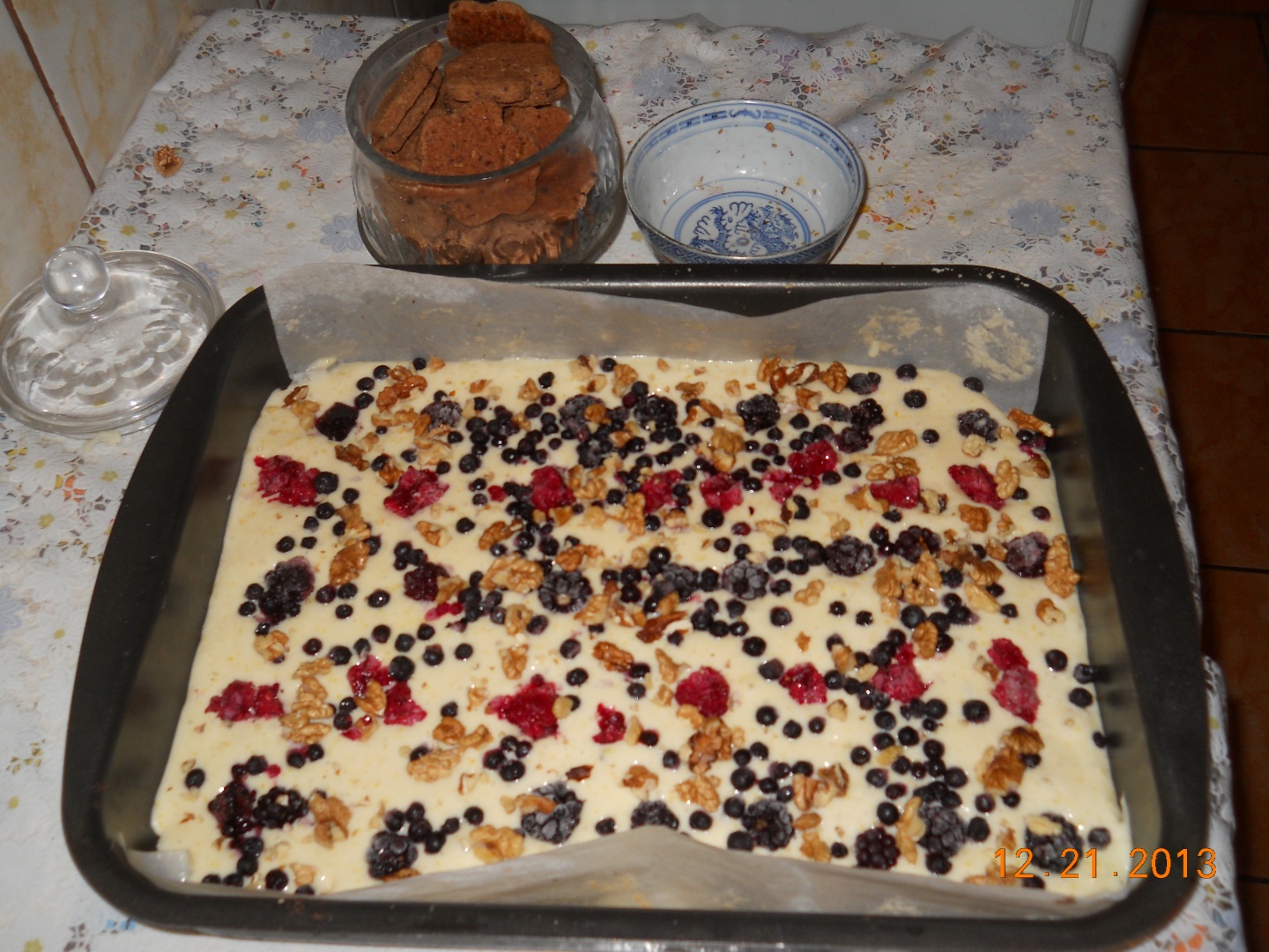 Prajitura cu fructe de padure