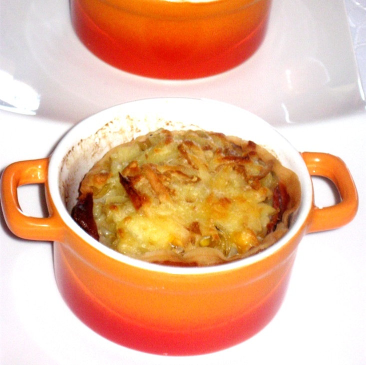 Mini-budinci imbracate in prosciutto