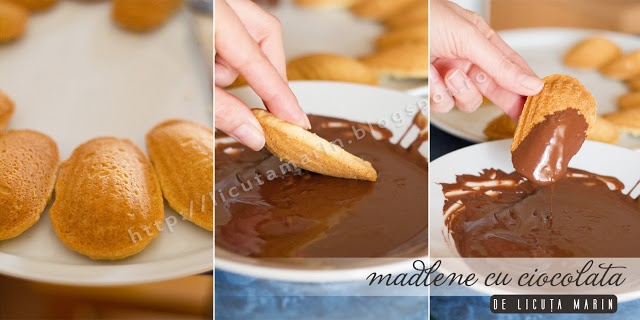 Madlene cu ciocolata