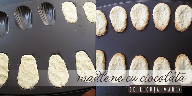 Madlene cu ciocolata