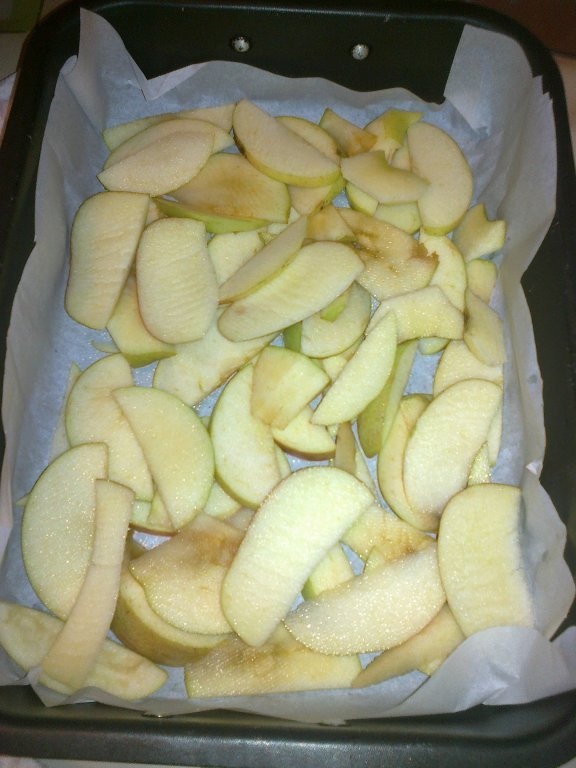 Prajitura cu branza si mere