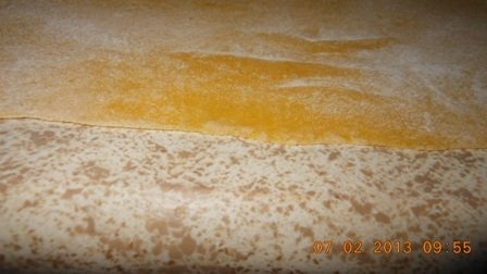 Supa de curcan cu taitei de casa