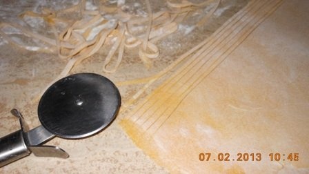 Supa de curcan cu taitei de casa