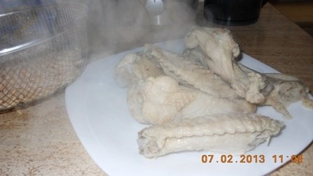 Supa de curcan cu taitei de casa