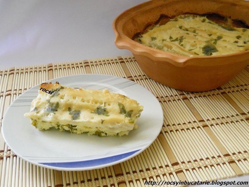 Cannelloni cu branza si verdeata