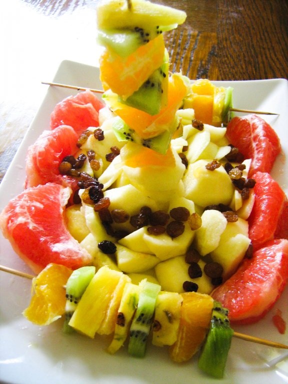 Salata de fructe disociata (raw vegan)