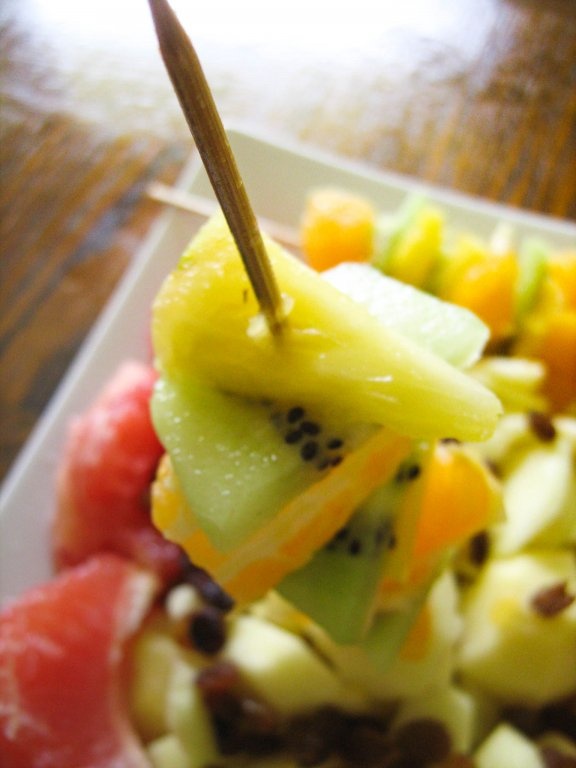 Salata de fructe disociata (raw vegan)