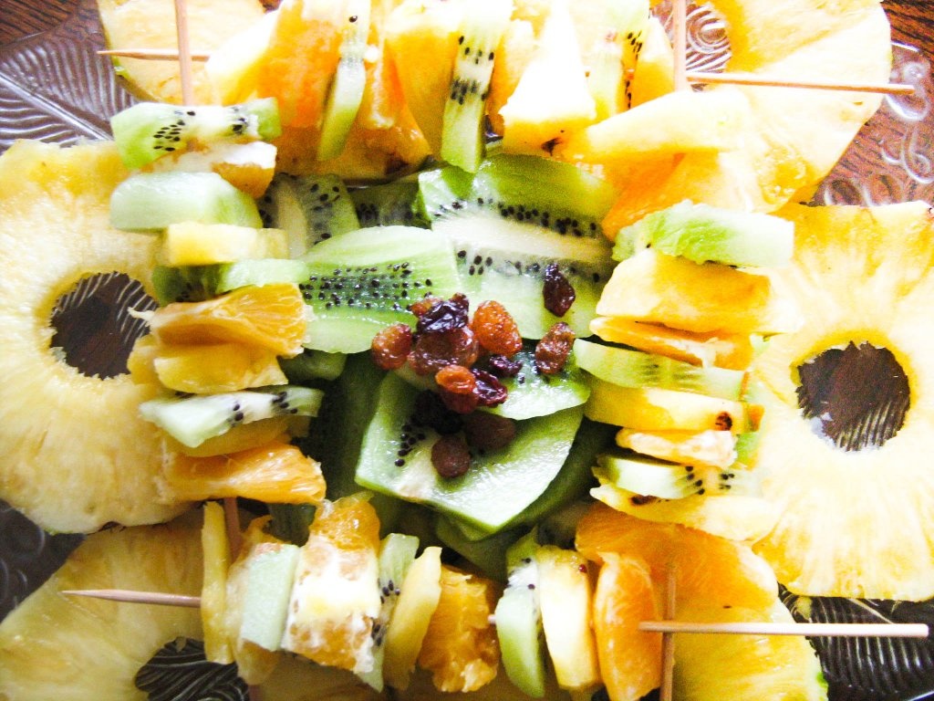 Salata de fructe disociata (raw vegan)