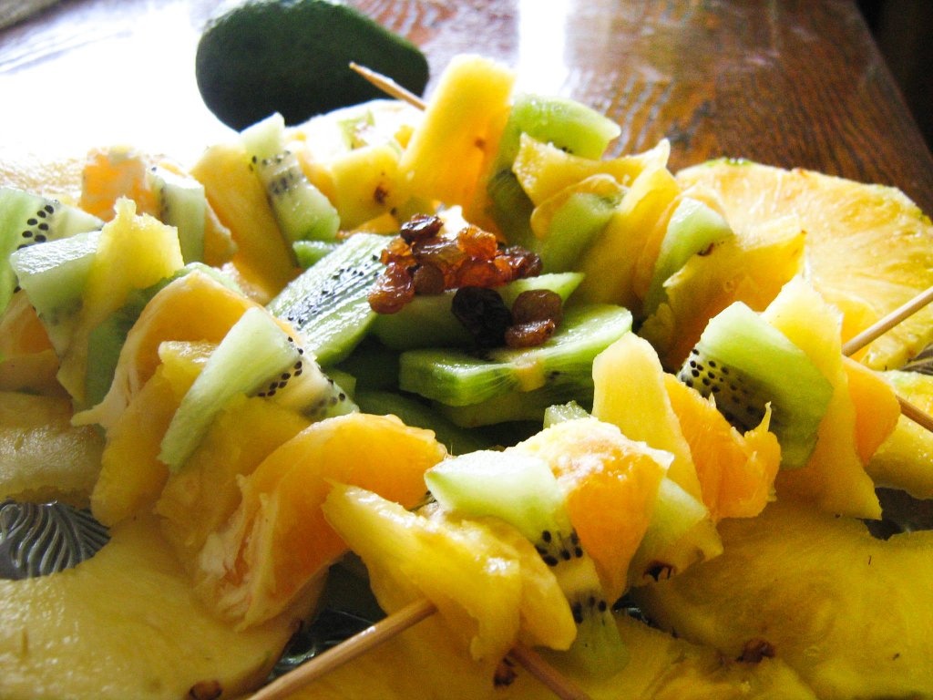 Salata de fructe disociata (raw vegan)