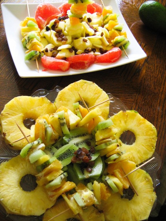 Salata de fructe disociata (raw vegan)