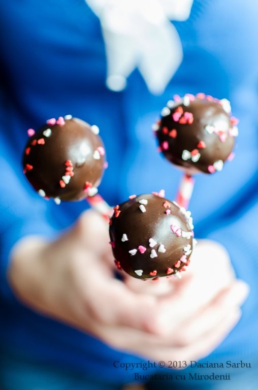 Cake pops de Valentine's Day