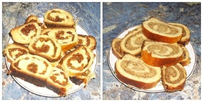 Cozonac cu nuca sau stafide