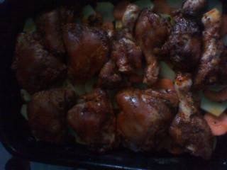 Pui cu piure de legume