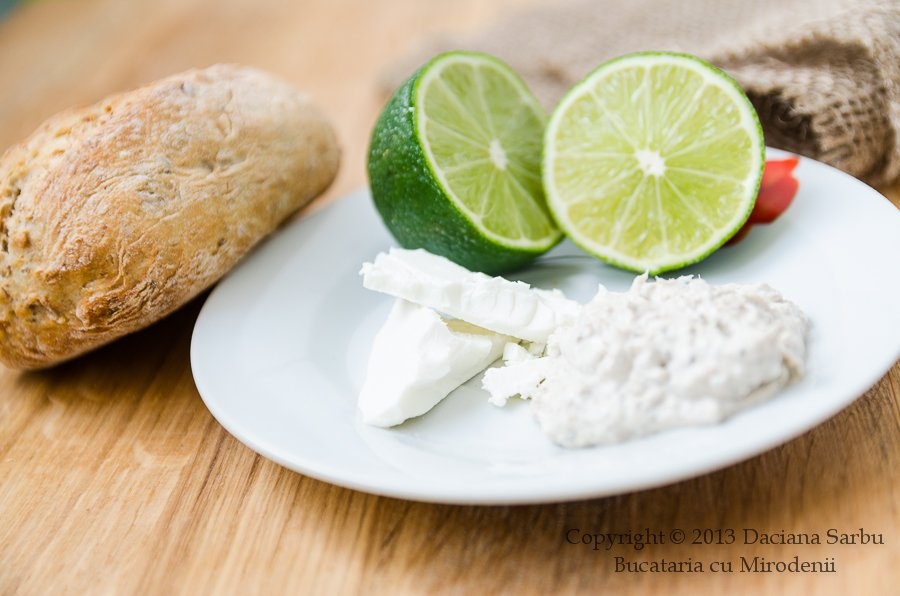 Pasta de peste cu feta