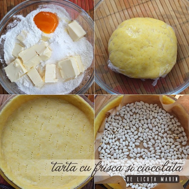 Tarta cu frisca si ciocolata
