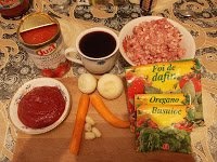 Tagliatelle (de casa) cu sos bolognese