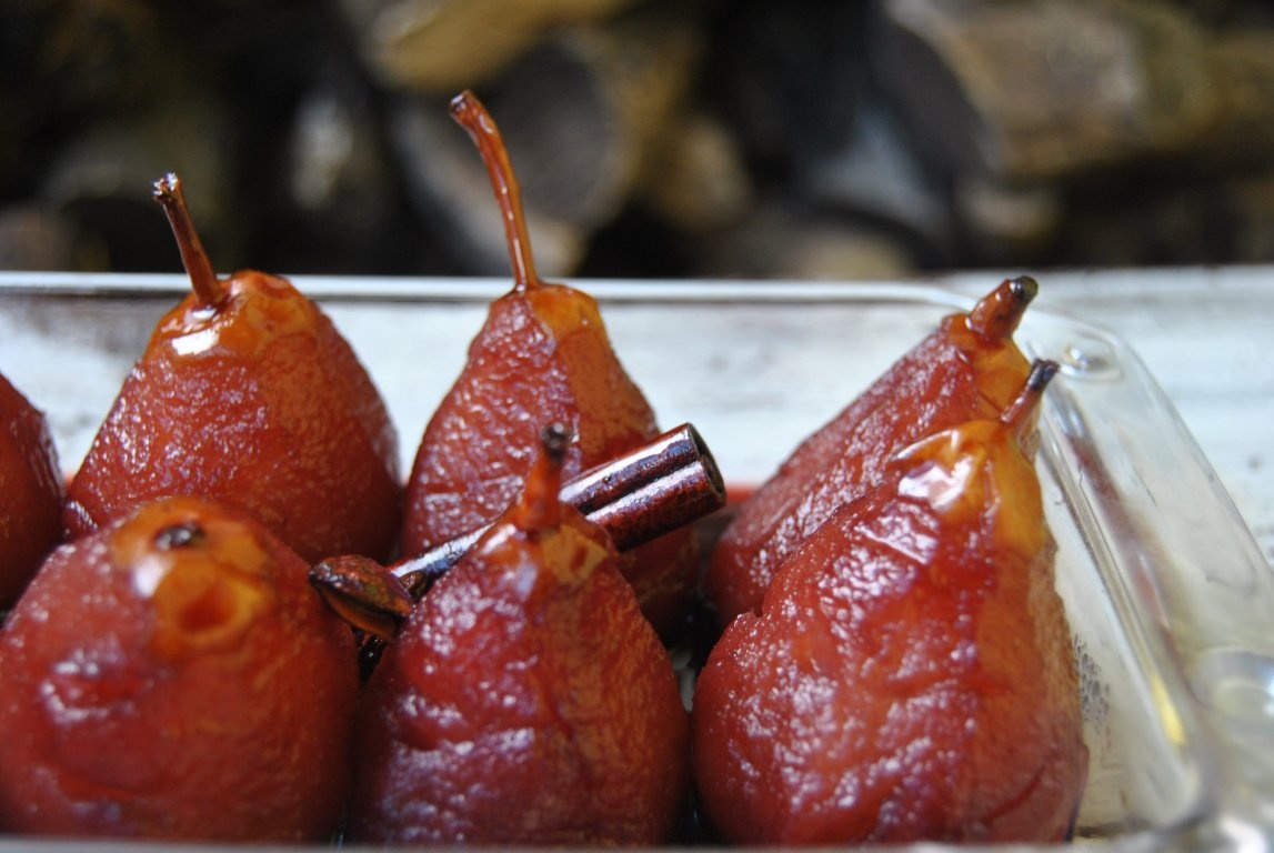 Pere îmbãtate în vin de Porto