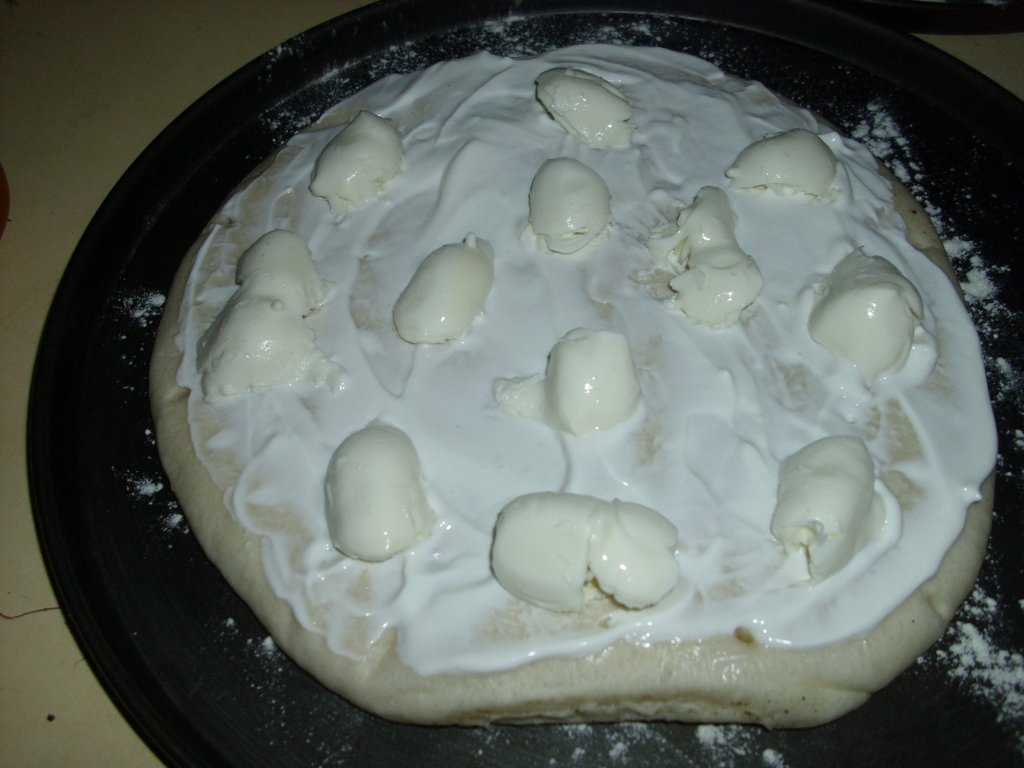 Pizza la "fund de lemn"