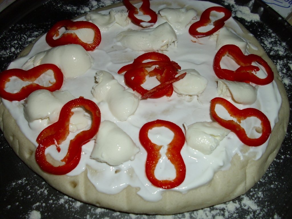 Pizza la "fund de lemn"