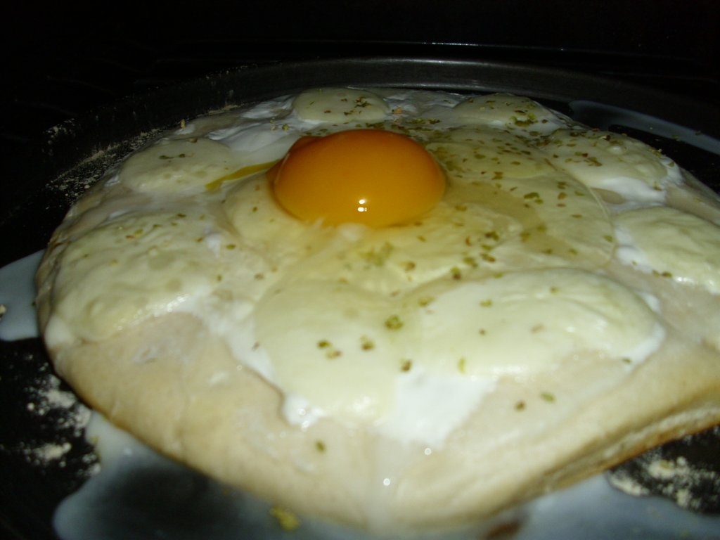 Pizza la "fund de lemn"