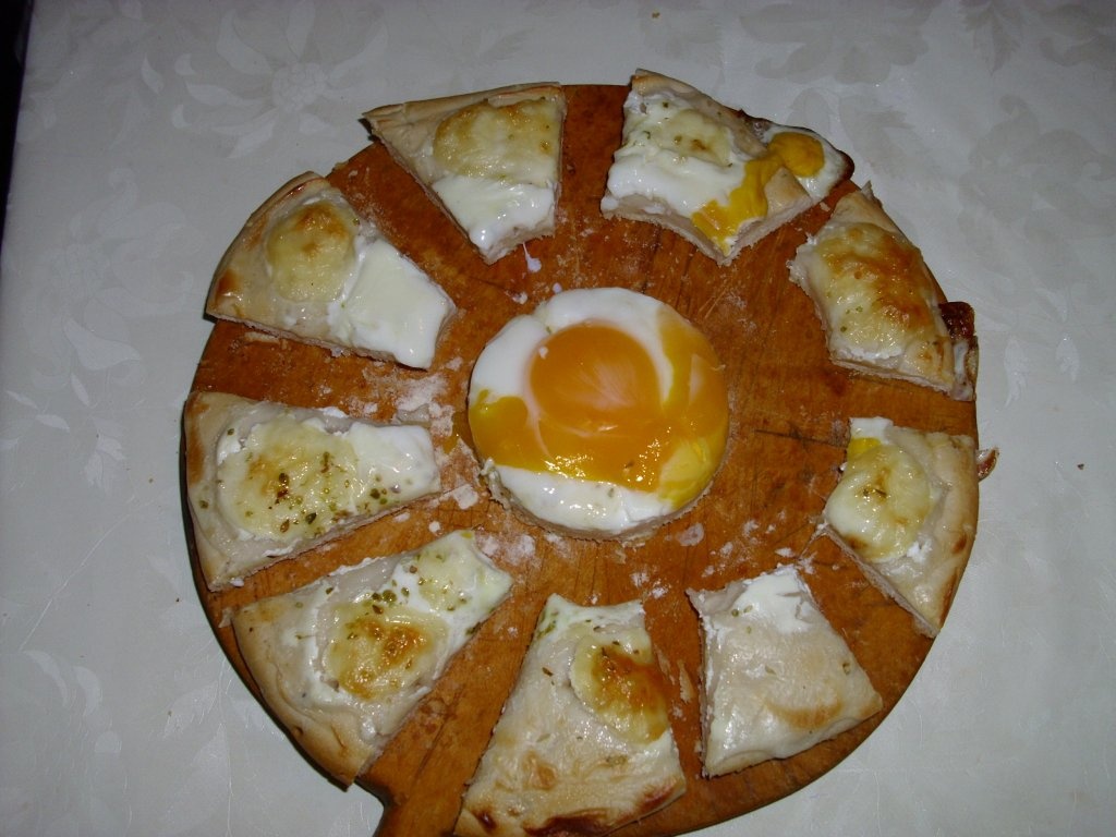 Pizza la "fund de lemn"