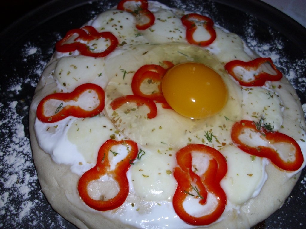 Pizza la "fund de lemn"