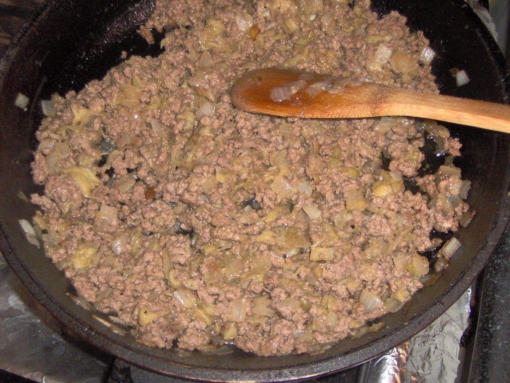 Pastel cu carne si vanata