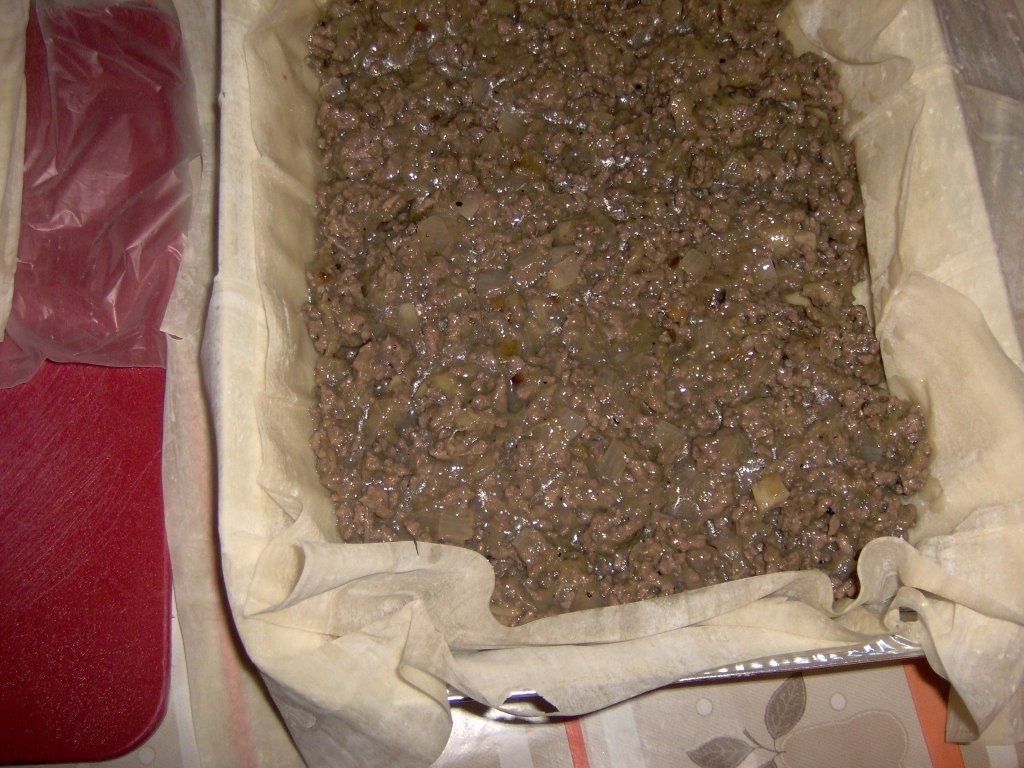 Pastel cu carne si vanata