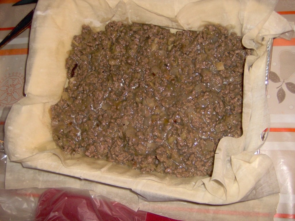 Pastel cu carne si vanata