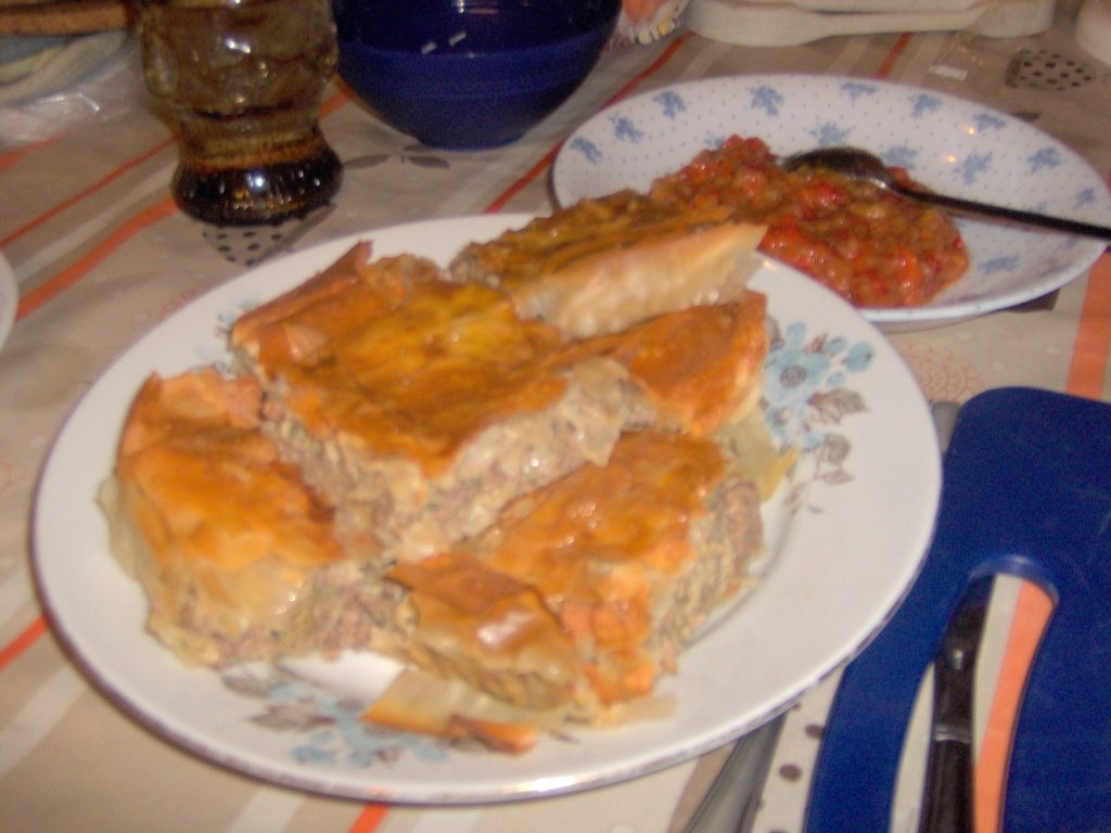 Pastel cu carne si vanata