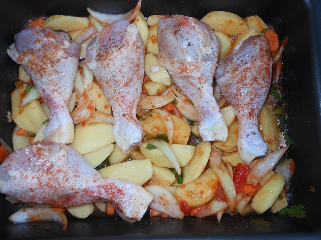 Pulpe la cuptor cu legume