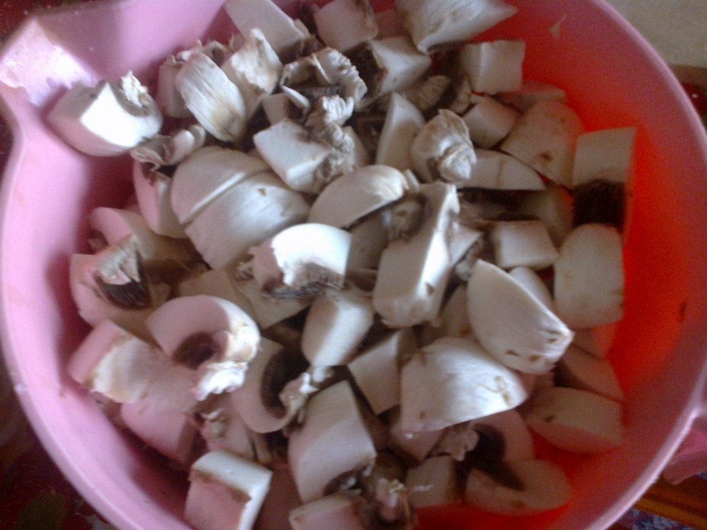 Ciuperci cu sos de smântână