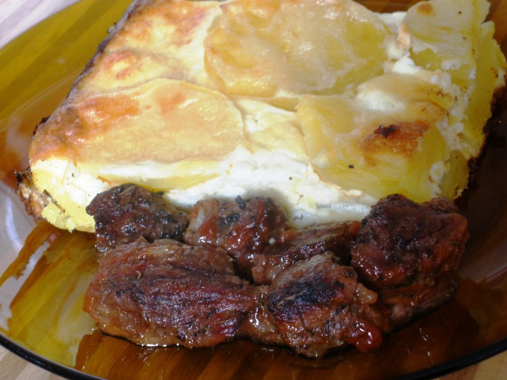 Cartofi frantuzesti fara oua fierte