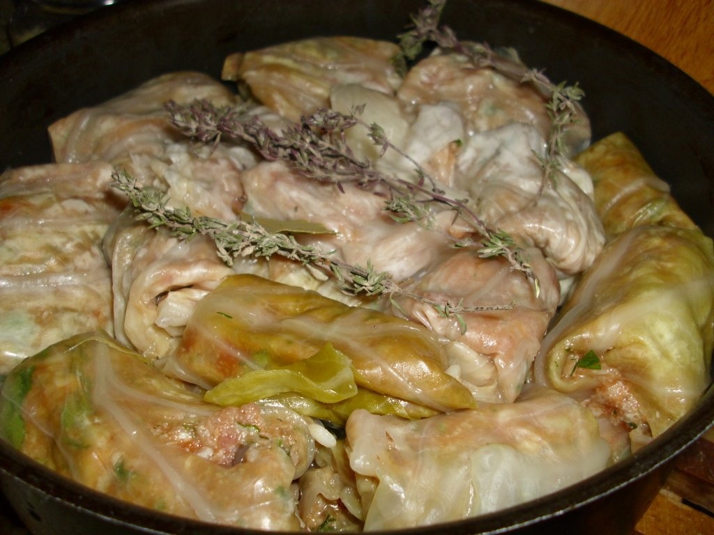 Sarmale in foi de varza murata